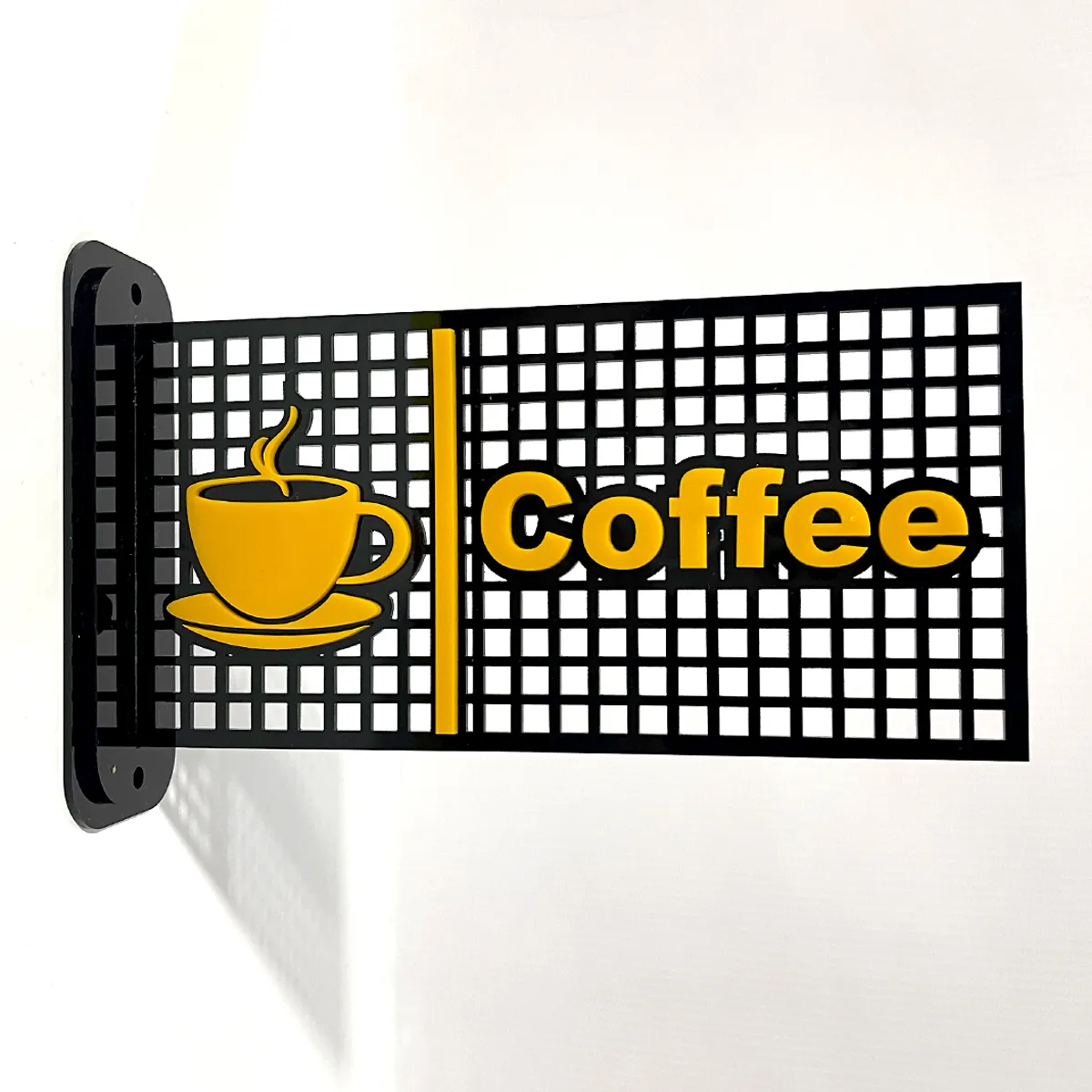 تابلو پلکسی کافه طرح Coffee | تابلو سفارشی مشاغل